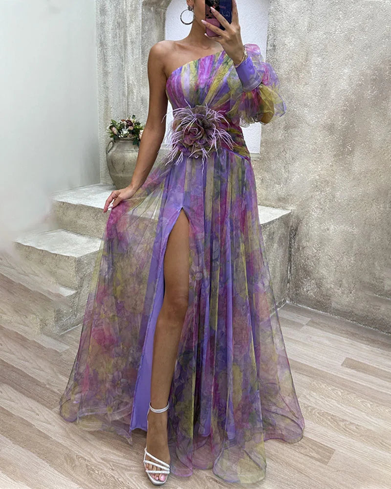 Cecelia Elegant Split Dress