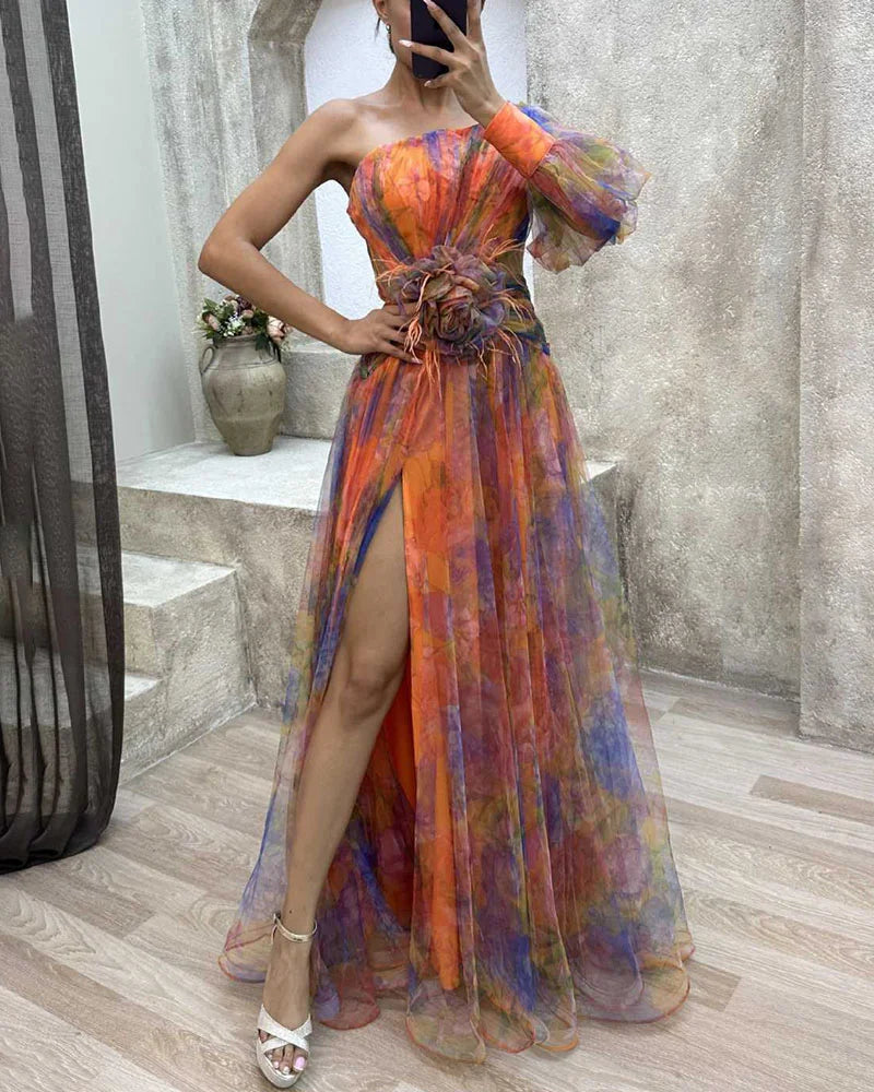 Cecelia Elegant Split Dress